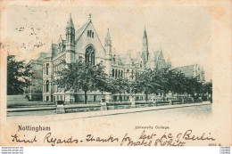 ANGLETERRE - S14649 - Nottingham - University College - - Nottingham