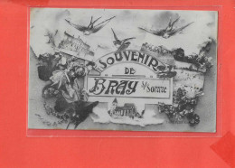 80 BRAY Sur SOMME Cpa Fantasie Multivues   Edit B C - Bray Sur Somme