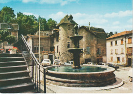 Delcampe - SAINT-CHEF (38) La Fontaine Et La Place  CPSM GF - Saint-Chef