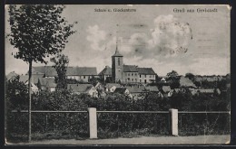 AK Gerbstedt, Schule U. Glockenturm - Gerbstedt