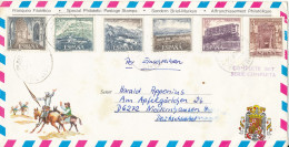 Spain Air Mail Cover Sent To Germany - Briefe U. Dokumente