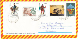 Spain Air Mail Cover Sent To Germany Tenerife 15-4-1978 With More Topic Stamps - Briefe U. Dokumente