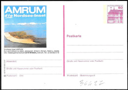 Germania/Germany/Allemagne: Intero, Stationery, Entier, Isola Amrum, Amrum Island, L'île D'Amrum - Eilanden