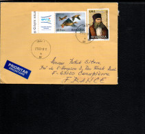 ROUMANIE LETTRE PRIO POUR LA FRANCE 2008 - Briefe U. Dokumente