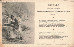 FRANCE - Provençaux - Estelle - Poème Illustré - Extrait - E Houchart - Edit Aubanel Frères - Carte Postale Ancienne - Sonstige