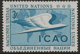 1955 - UN - ONU - NEW-YORK -  N° 31 - 32 - 2 Stamps - Neuf MNH (**) - Neufs