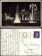 Ansichtskarte Mitte-Berlin Brandenburger Tor Bei Nacht Im Propaganda 1942 - Brandenburger Tor