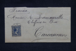ESPAGNE - Enveloppe Pour La France - Cachet Ambulant - 1900 - M 12305 - Briefe U. Dokumente