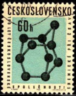 Tchekoslovaquie Poste Obl Yv:1499 Mi:1636 Model Of Molecule (Beau Cachet Rond) - Atomo