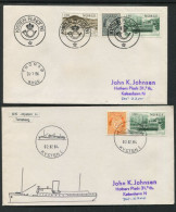1966 - 95 Norway X 14 Ship Postmark Covers/Postcards - Briefe U. Dokumente