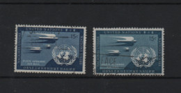 Verenigde Naties Gebruikt (USED) Mi LP 14ab - Airmail