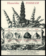 DÄNEMARK Block 10, Bl.10 FD Canc. - Fossilien, Fossils, Fossiles - DENMARK / DANEMARK - Blocs-feuillets