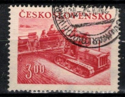 Tchécoslovaquie 1952 Mi 726 (Yv 635), Obliteré, Varieté Position 90/1 - Abarten Und Kuriositäten