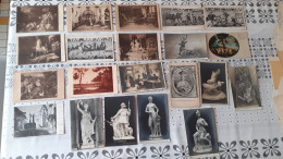 Peinture Tableau Lot De 100 Cartes Postales Anciennes - Verzamelingen & Kavels