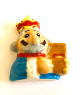 FEVE PLATE  ROI MAGE AVEC CADEAUX / MERCE24/1 - Santons