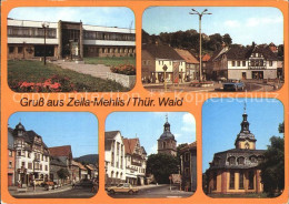 Zella-Mehlis Haus Des Volkes Karl Marx Platz Kirche Sankt Blasi - Zella-Mehlis