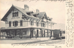 Delcampe - Chatel St. Denis  Bahnhof 1908 - Châtel-Saint-Denis