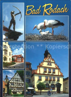 Bad Rodach Diana-Brunnen Sroerche Rathaus Alte Schule - Bad Rodach