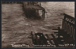Pc Southend-on-Sea, Broken Pier 23. November 1908 - Southend, Westcliff & Leigh