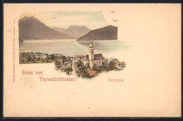 AK Vitznau, Ortsansicht Am Vierwaldstättersee - Vitznau