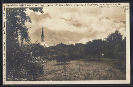 AK Ragaz, Der Kirchturm Gegen Die Berge - Berg