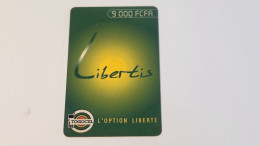 TOGO-(TG-LIB-REF-0010-0206)-Libertis-green 9.000 FCFA-(Vertical)-(40)-(9000FCFR)-(3030-9800-7785-88)-(used Card - Togo