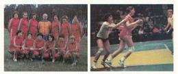 Champions Of USSR - Handball - Spartak Kiev, Tatyana Makarets -  Printed 1979 - 21x9 Cm - Handball