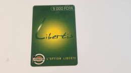 TOGO-(TG-LIB-REF-0010-021231)-Libertis-green 9.000 FCFA-(Vertical)-(42)-(9000FCFR)-(3031506 1644955)-(12/02)-used Card - Togo