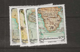 1992 Bophuthatswana Mi 269-72 Postfris** - Bophuthatswana