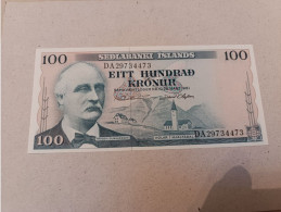 Billete Islandia, 100 Kronur, Año 1961, UNC - Islande