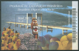 Brasilien 2003 Export Früchte Block 125 Postfrisch (C63309) - Blocs-feuillets