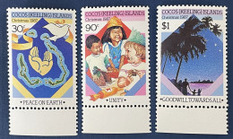 COCOS ISLANDS - MNH** - 1987 -   # 172/174 - Cocos (Keeling) Islands