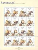 Azores 1989 Mi Sheet 397-400 MNH  (XZE1 AZRark397-400) - Moineaux