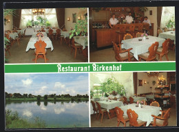 AK Dannenberg /Elbe, Restaurant Birkenhof, Innenansichten, Marschtorstrasse 27c, Seepartie - Dannenberg