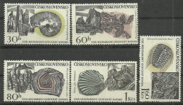 Czechoslovakia 1968 Mi 1809-1813 MNH  (ZE4 CSK1809-1813) - Fossielen