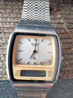 Vintage Citizen Analogique & Digital Watch Années 80 - Watches: Old