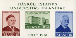 Islande Bloc N** Yv: 3 Mi:3 Cinquantenaire De L'Université - Blokken & Velletjes