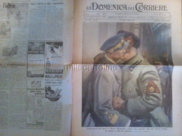 * DOMENICA DEL CORRIERE - N.10, 1938 - Mussolini E Bruno Dopo Crociera Aerea - Autres & Non Classés