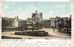 L069 England Harrogate Royal Baths 1903 Postcard - Harrogate