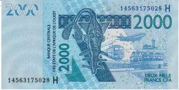 W.A.S. NIGER P616Hn 2000 FRANCS (20)14 2014 UNC - West African States