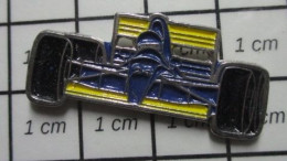 713b Pin's Pins / Beau Et Rare / SPORTS / AUTOMOBILE F1 FORMULE 1 MINARDI BLEUE JAUNE - Automovilismo - F1
