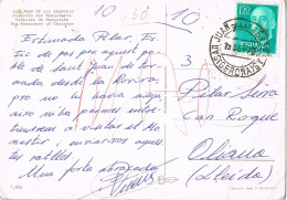 58365. Postal SAN JUAN De Las ABADESAS (Gerona) 1970. Vista Claustro Del Monasterio - Briefe U. Dokumente