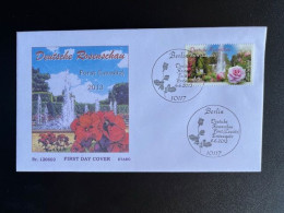 GERMANY 2013 FDC FORST ROSE GARDEN BERLIN 06-06-2013 DUITSLAND DEUTSCHLAND FLOWERS - 2011-…