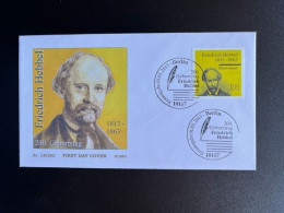 GERMANY 2013 FDC FRIEDRICH HEBBEL AUTHOR BERLIN 01-03-2013 DUITSLAND DEUTSCHLAND - 2011-…