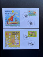 GERMANY 2013 FDC EASTER COMICS (SET OF 2) BERLIN 01-03-2013 DUITSLAND DEUTSCHLAND - 2011-…
