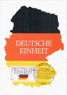 Germany Deutschland 1991 Maximum Card, Bundesrepublik Deutschland Deutsche Einheit German Unity Flag Fahne Flagge Berlin - 1981-2000