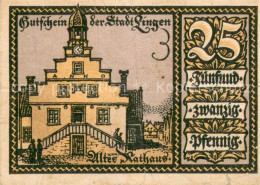 Lingen Ems 25 Pf Gutschein Der Stadt Lingen Altes Rathaus - Lingen