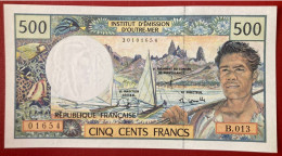 Polynésie Française - 500 FCFP - Alphabet B.013 - 2010 / Signatures Severino-Redouin-Cornaill E - Neuf  / Jamais Circulé - French Pacific Territories (1992-...)