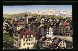 AK Herisau, Gesamtansicht Mit Kirche - Herisau
