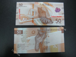 Currency MACAO Macau $50 Patacas, 2020, BNU, 2025 New Issue Banknote UNC - Macau